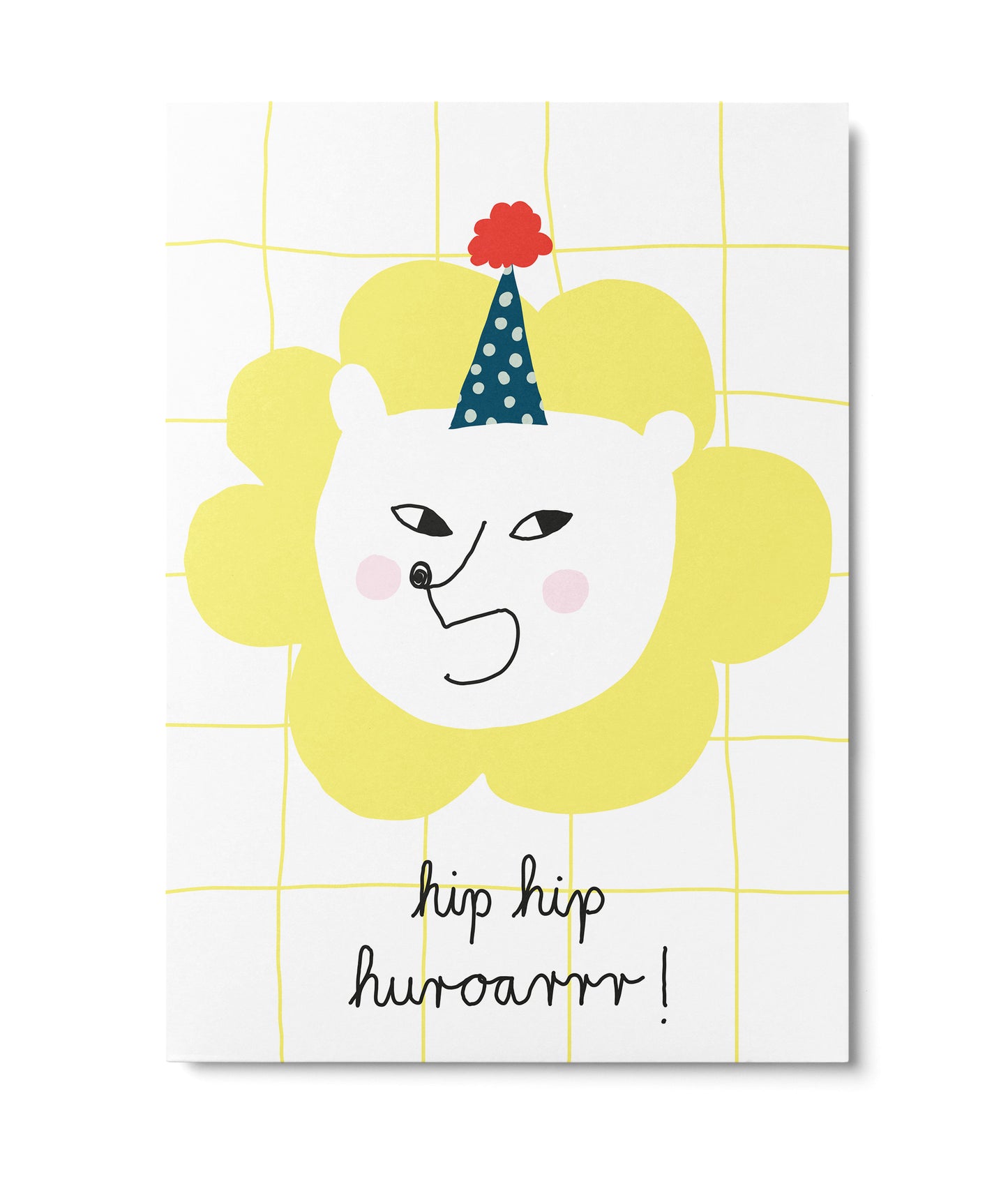 Postkarte "hip hip huroarrr"