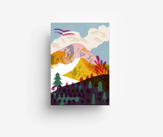 Postkarte "Mountains"