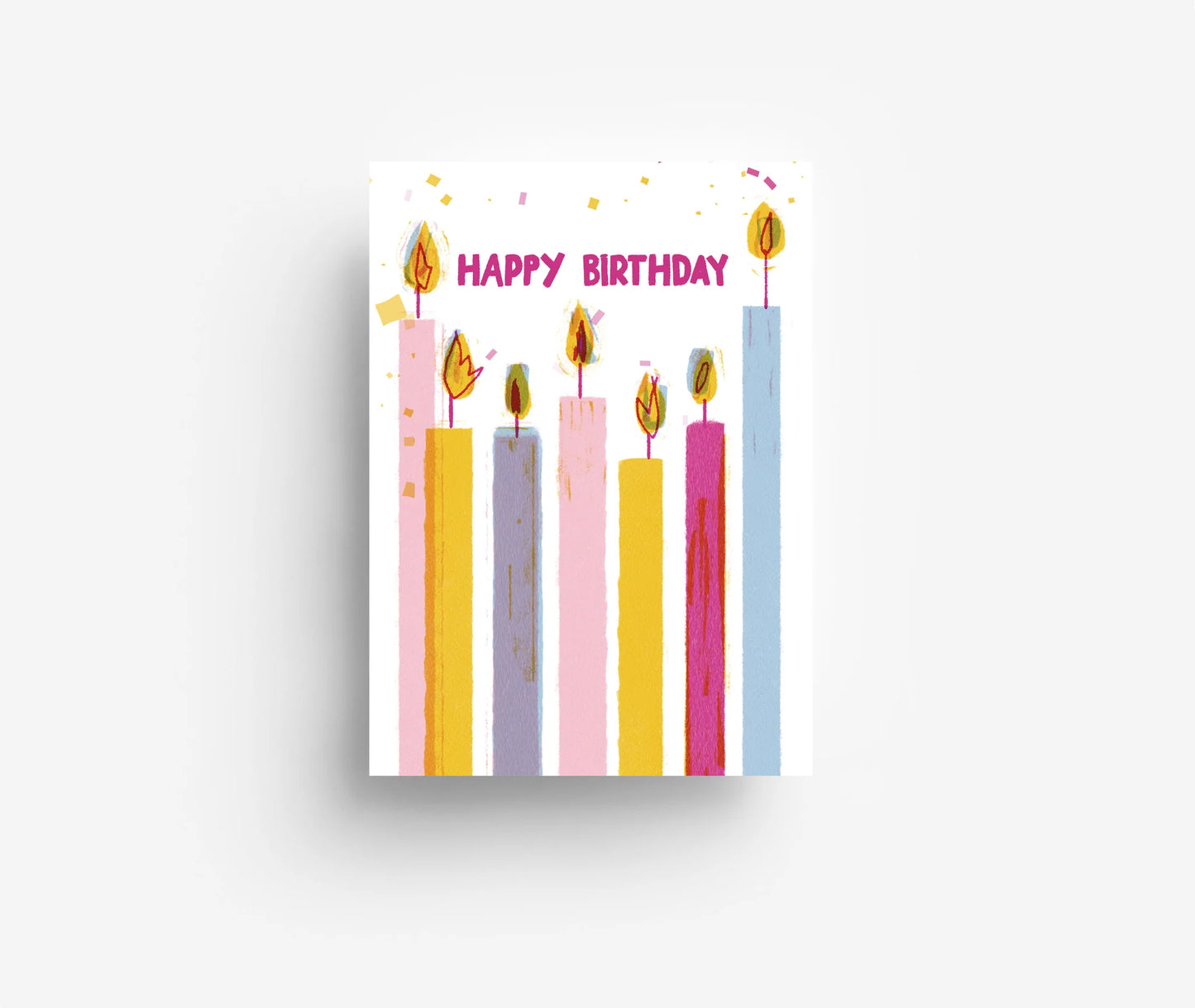 Postkarte "Birthday Candles"